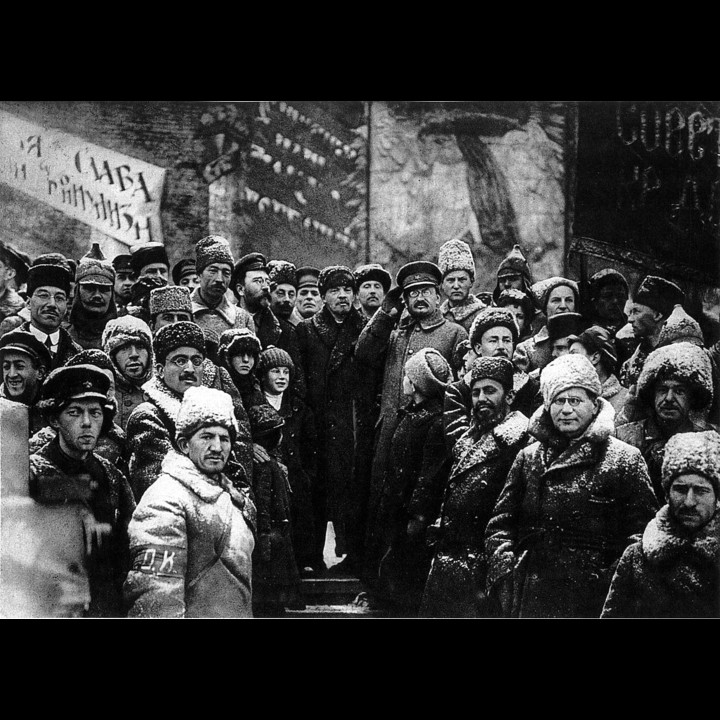 Lenin and Trotsky Public Domain PD 1923