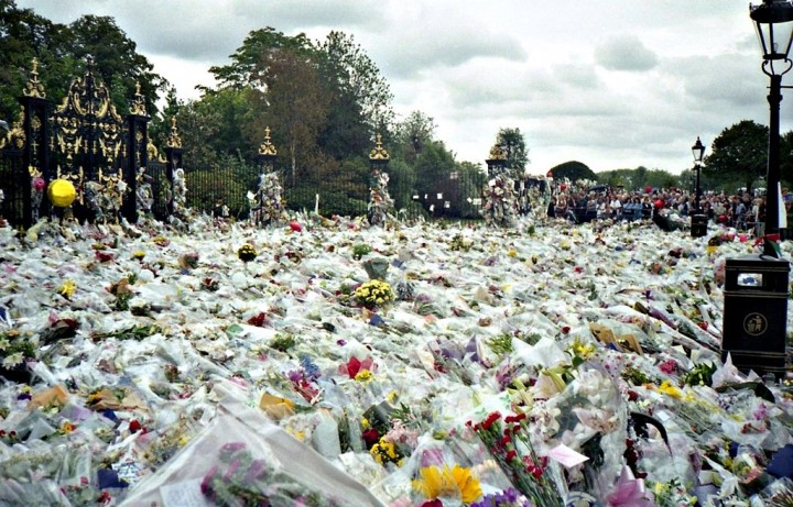 Flowers for Princess Dianas Funeral