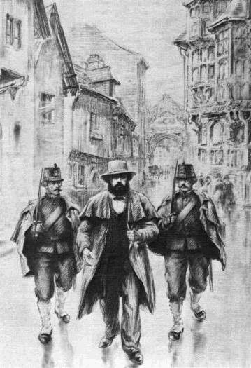 01 Karl Marx arreted i Brussel Bilde public domain