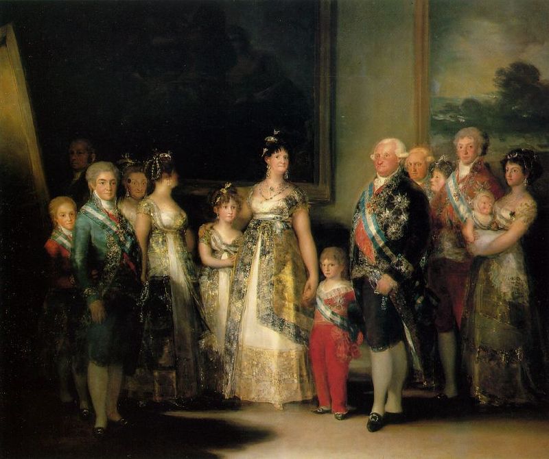 Family of Carlos IV, 1800-1801