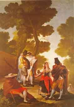 The Maja and the Masked Men (1777)