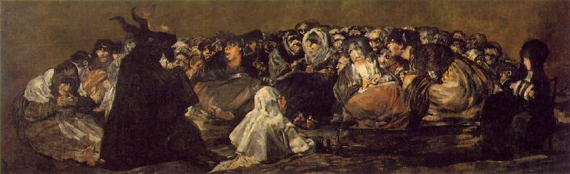 The Great He-Goat or Witches Sabbath (c. 1821-1823)