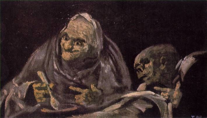Two Old Women Eating (1821 - 23)