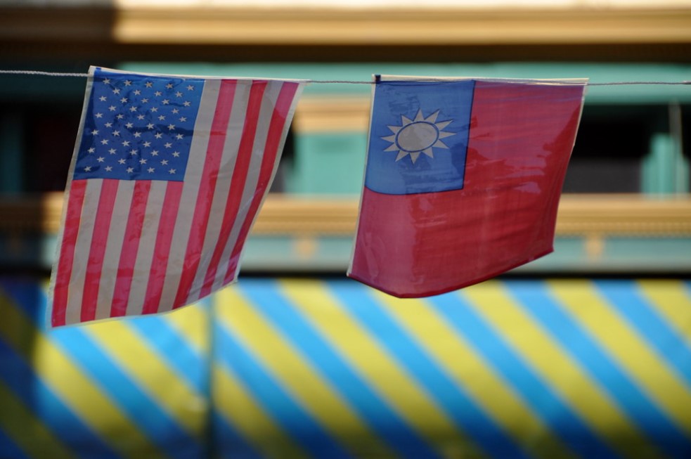 Little flags US Taiwan Image Kevin Harber