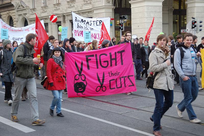 Demonstration on 28 October. Photo: Daniel Weber