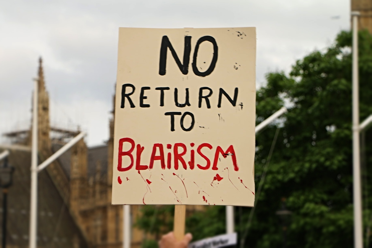 No return to Blairism image fair use
