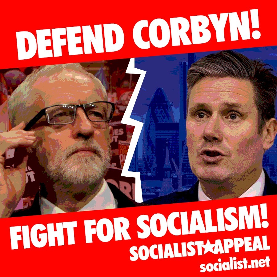 Defend Corbyn Fight for Socialism square