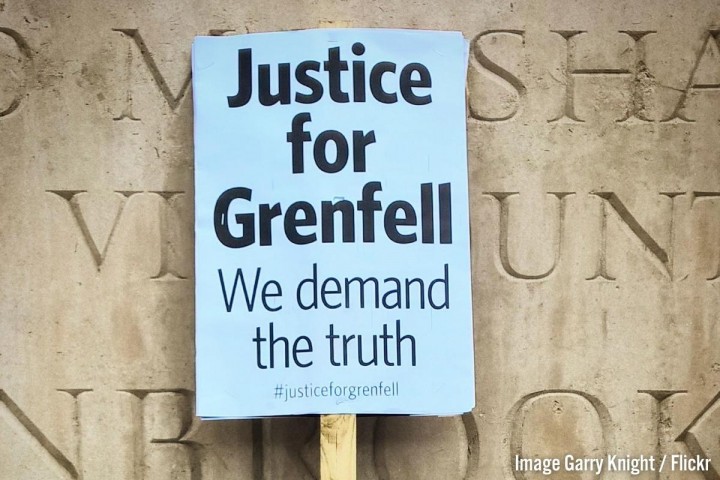 Justice for Grenfell Image Garry Knight Flickr
