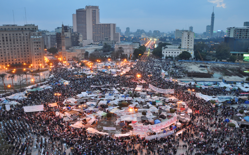 创造伟大革命的不是革命者，而是资本主义的条件，它把群众推到了他们容忍的极限之外。图为2011年在开罗解放广场抗议的数百万人。//图片来源：Jonathan Rashad，Flickr