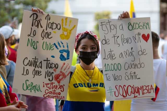 Granada Colombia protests 1