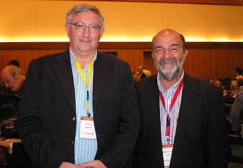 Alan with Osvaldo Martinez, well known Cuban economist