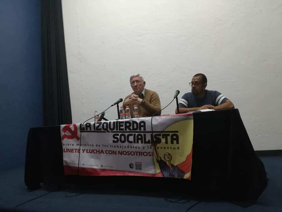 The topic was almost unknown in Meixco and as such was fascinating for the mostly young attendees Image la Izquierda Socialista