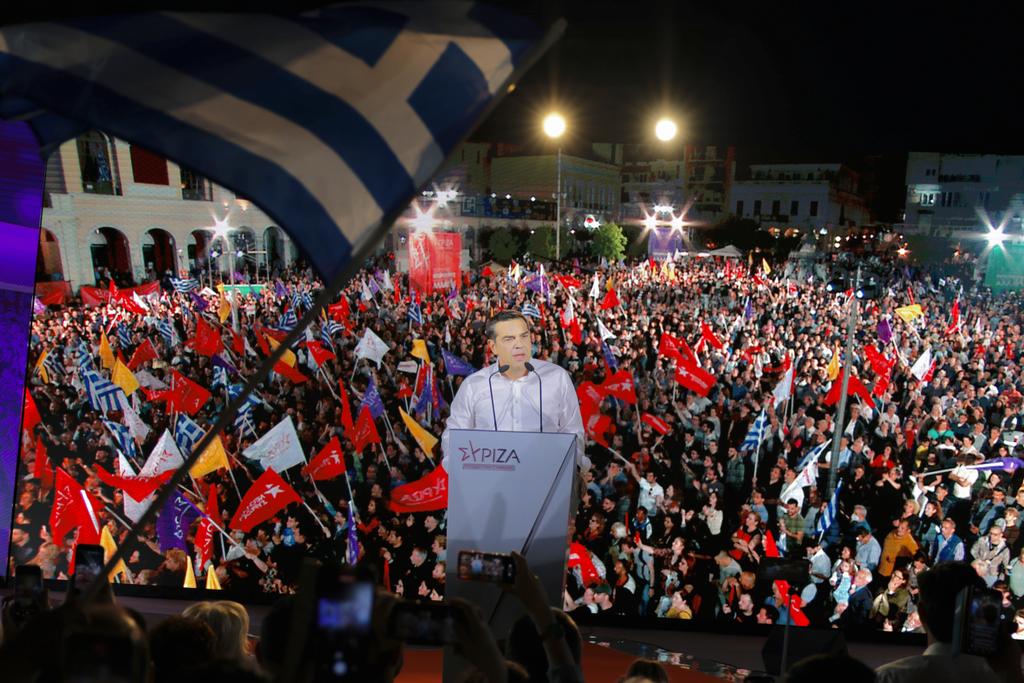 Syriza rally Image Syriza Twitter