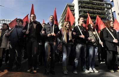 Big general strike in Greece yesterday