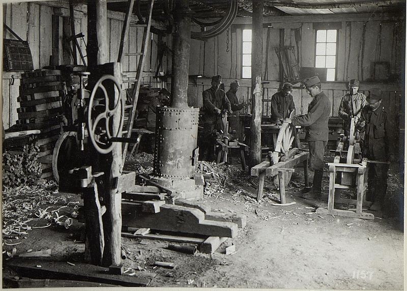 Military discipline was enforced in factories Image Austria public archives