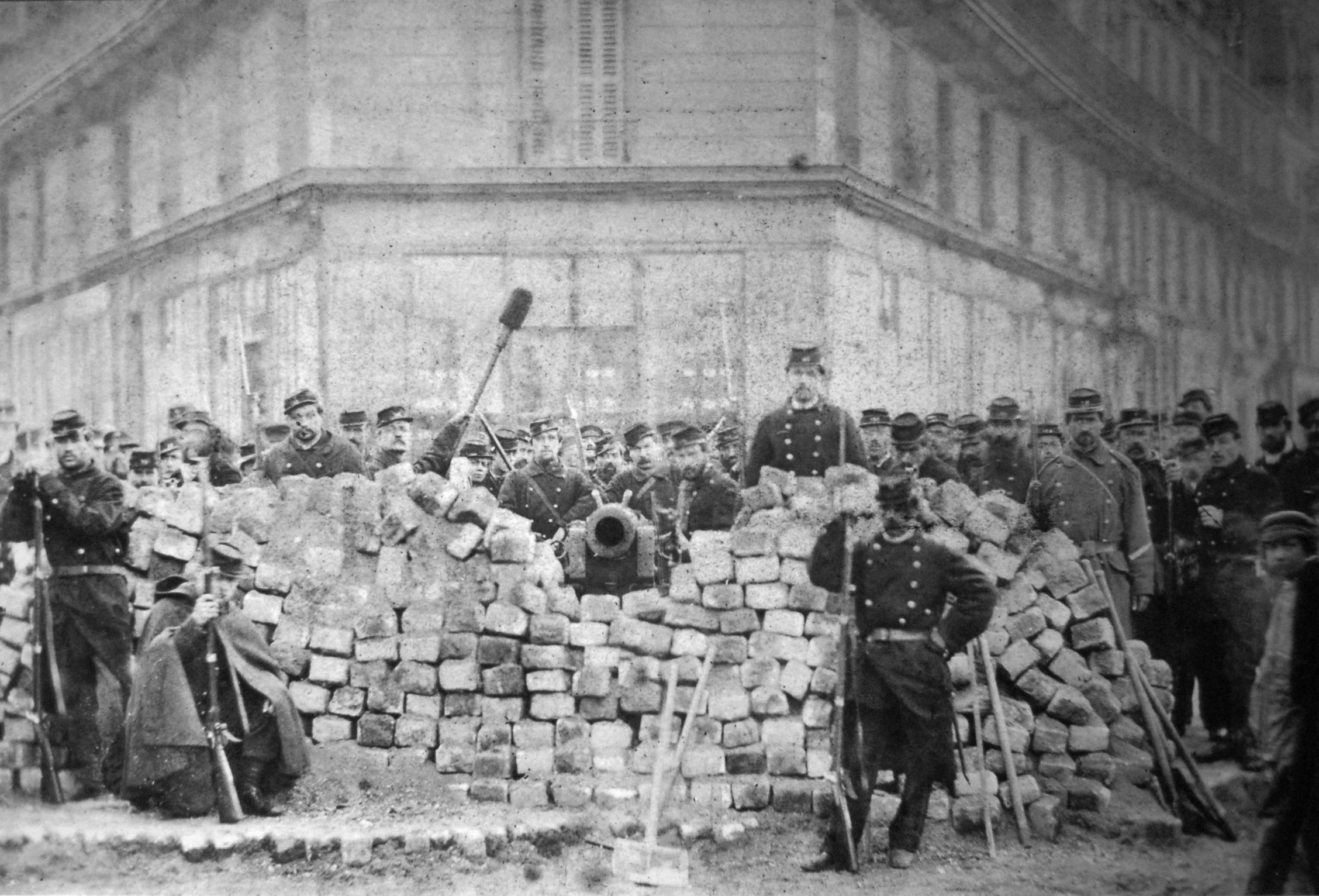 1871年的巴黎公社是工人國家的第一個例子，馬克思和列寧從中獲得了很多靈感。//圖片來源：公共領域