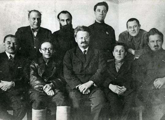Trotsky and the Left Opposition in 1927 Image public domain