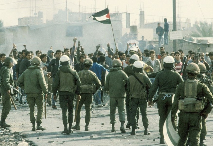 First Intifada Image Efi Sharir Wikimedia Commons