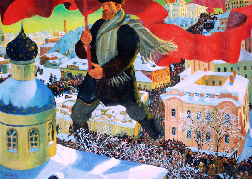 Kustodiev The Bolshevik