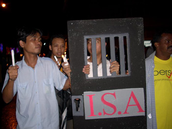 Abolish the Internal Security Act in Malaysia