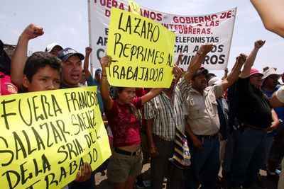 Mexico: police attack striking steel workers’, kill three