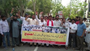 Lahore Paramedical Staff Protest against police brutality on Balochistan health workers in Quetta 5