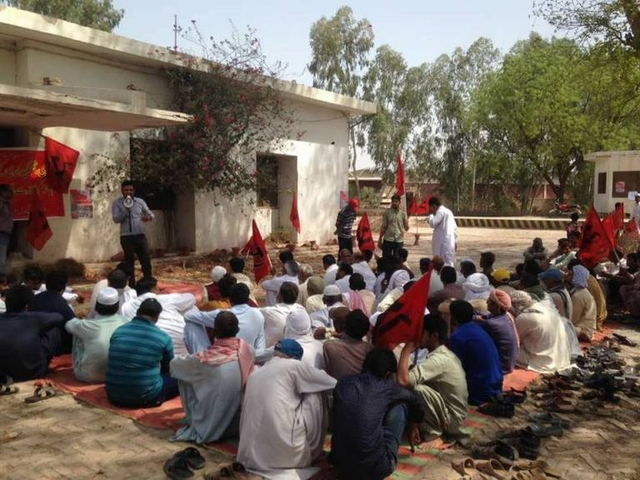 RWF May Day meeting in Gulistan Textile Mills Bahawalpur 1