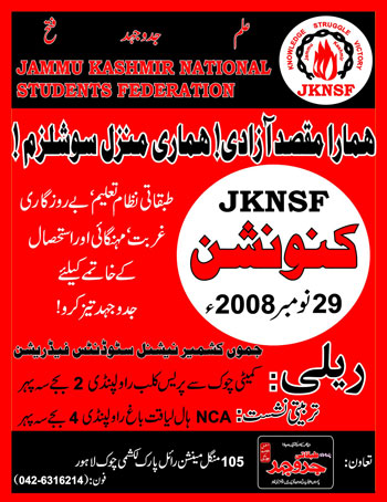 JKNSF Revolutionary Convention