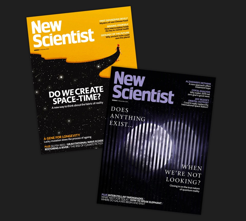 2020年2月，《新科學家》刊登了一篇題為《我們能感知現實嗎？》的專題文章。// 圖片來源：《新科學家》雜志
