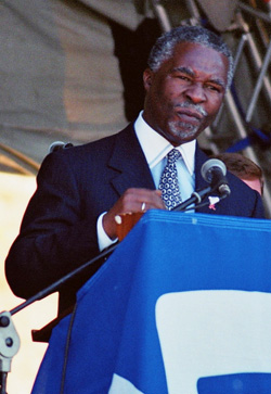 Thabo Mbeki in 2001. Picture by Henry Trotter.