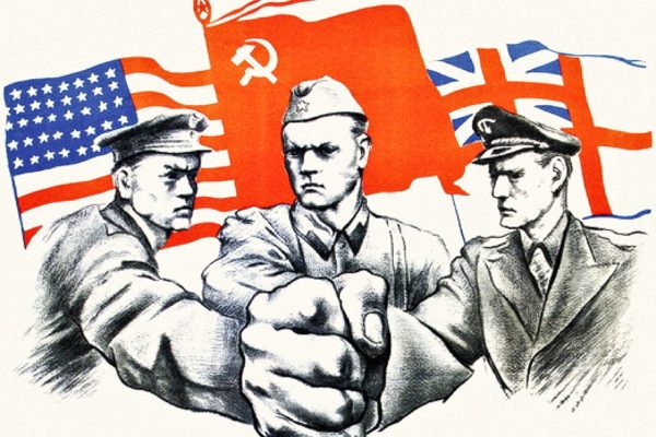 斯大林在1936年的首要任務是爭取同西方帝國主義結成反德聯盟。//圖片來源：公共領域
