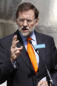 Mariano Rajoy leader of the PP