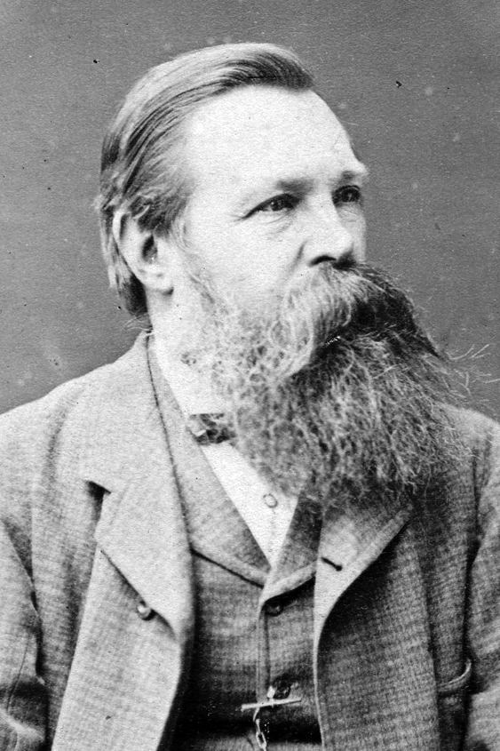 Friedrich Engels portrait Image public domain