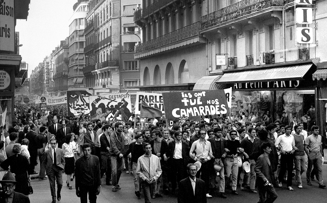 1968年和随后的几年里，世界各地掀起了一股激进和革命运动的浪潮。//图片来源：Andre Cros, Archives municipales de Toulouse