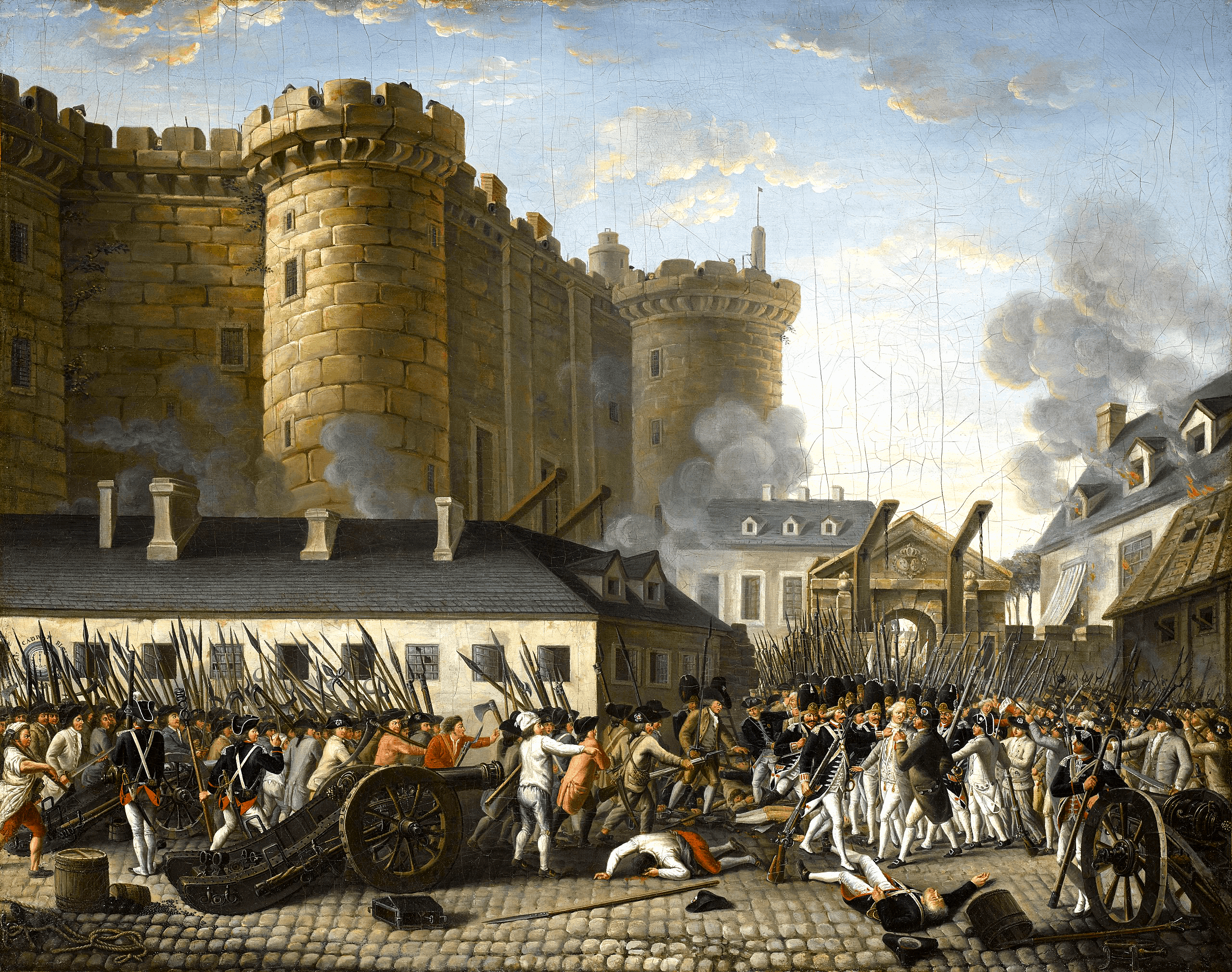 《攻占巴士底监狱》，1790
