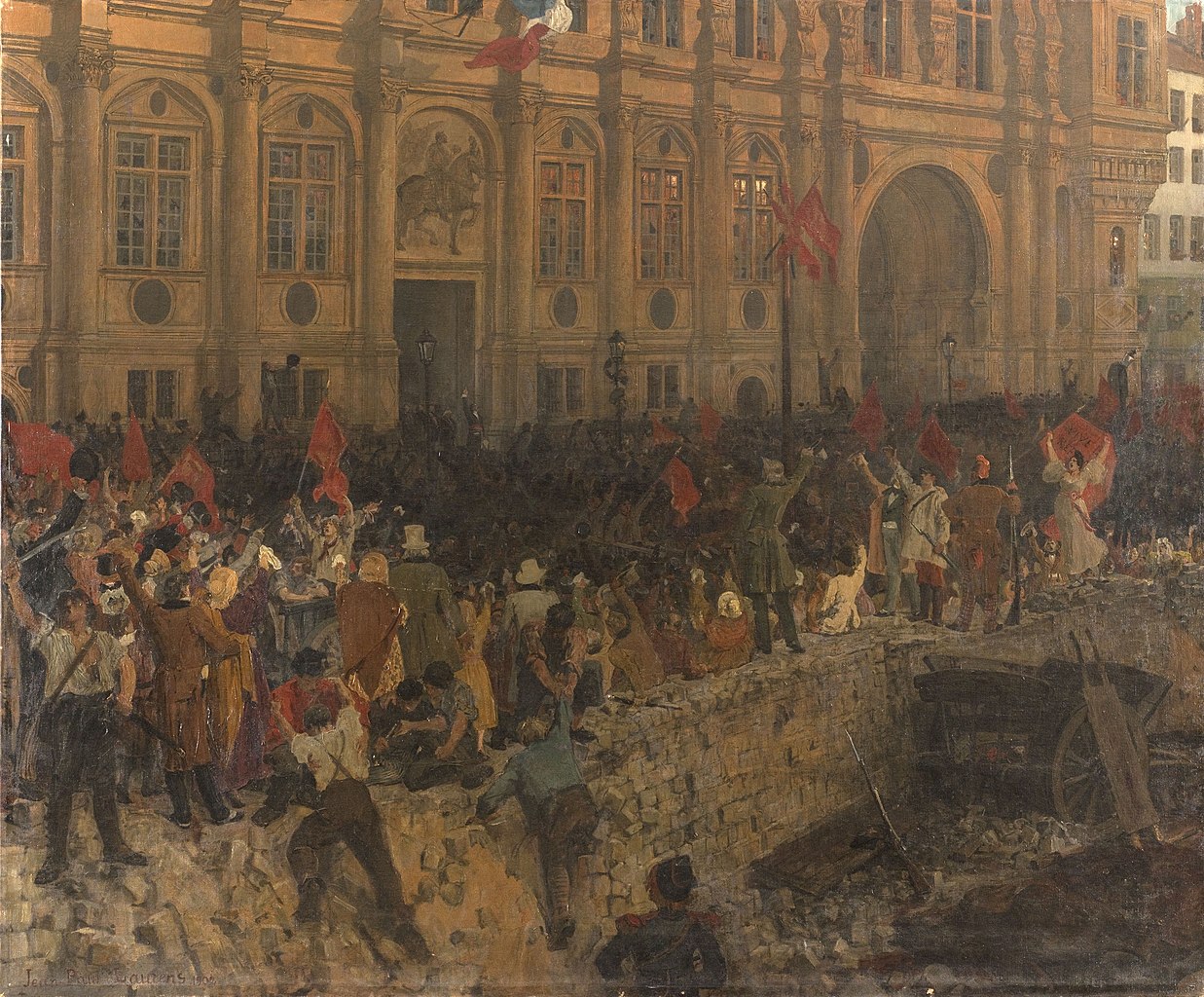 法國大革命摧毀了舊的專制主義國家。//圖片來源：公共領域