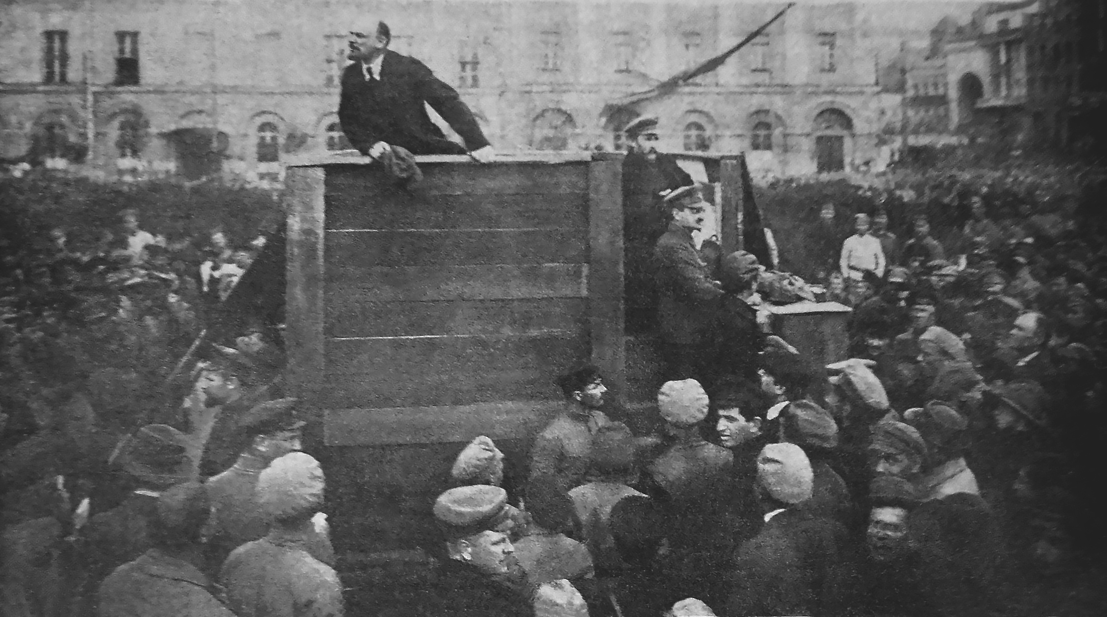 Lenin speaking state Image public domain