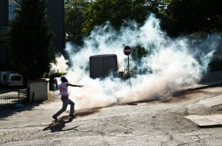 Teargas on the streets of Istanbul. Photo: Eser Karadağ