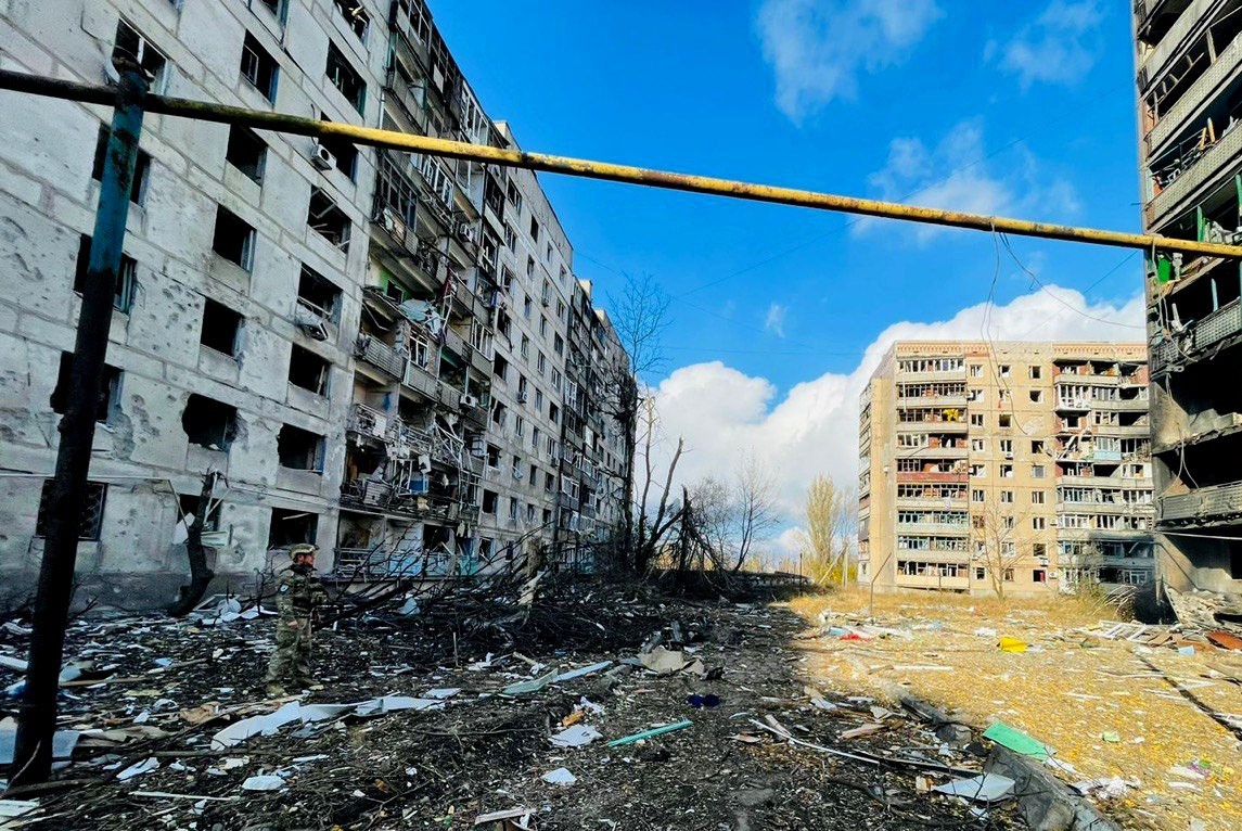 destroyed flats Image National Police of Ukraine Wikimedia Commons