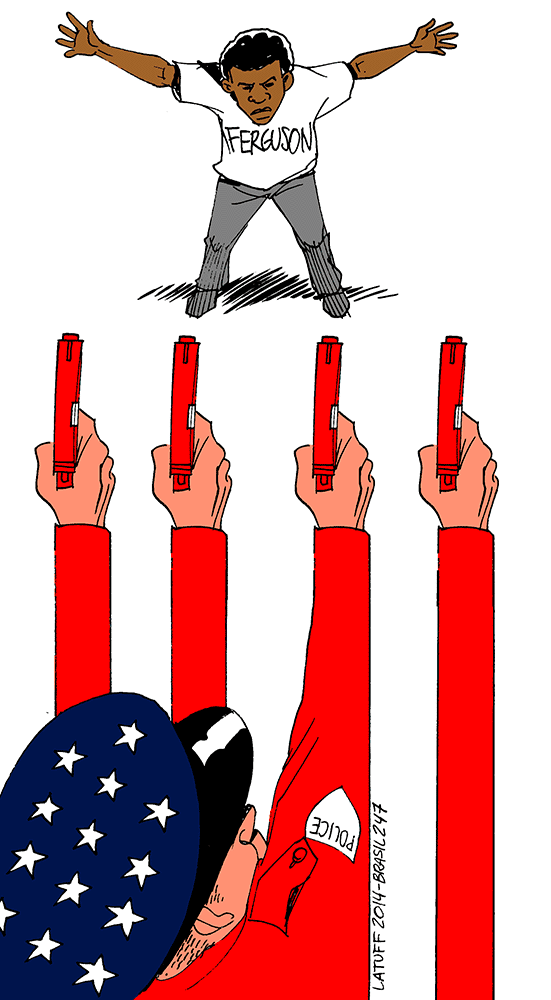 Ferguson police brutality united states-Latuff