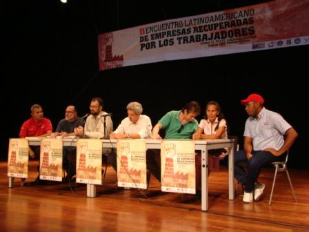 Apertura del Segundo Encuentro Latinoamericano de empresas recuperadas por sus trabajadores