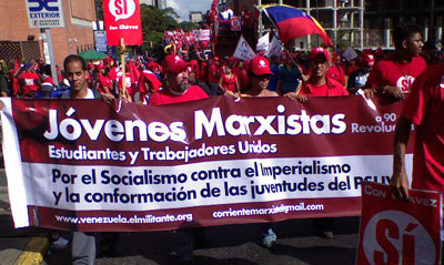 Hundreds of thousands of students march for Chavez and 