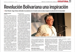 Alan Woods in CiudadCCS - Click to enlarge the picture